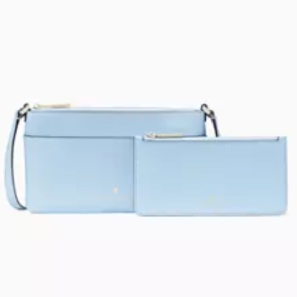 Kate Spade Sadie Crossbody Set in Saffiano Leather, light blue - ❤️ NEW - Picture 5 of 7